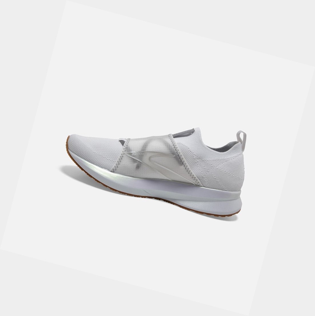 Chaussures Running Route Brooks Levitate 4 LE Femme Blanche Argent | FPYV51476