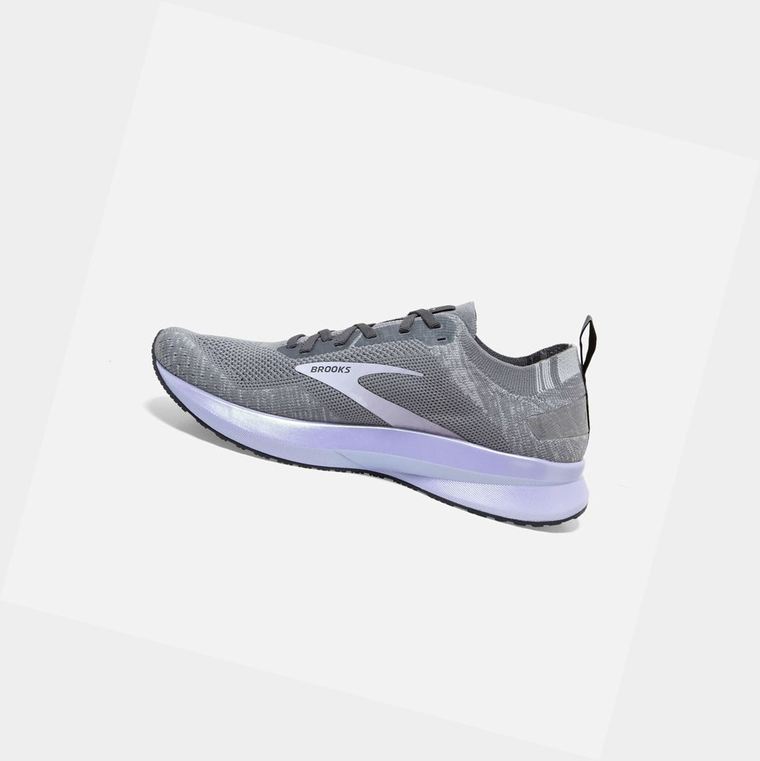 Chaussures Running Route Brooks Levitate 4 Femme Grise Violette | FYEH20658