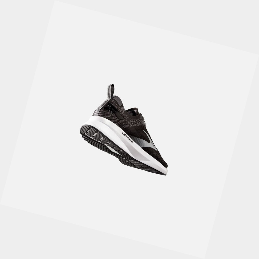Chaussures Running Route Brooks Levitate 4 Homme Noir Blanche | HXQC09542