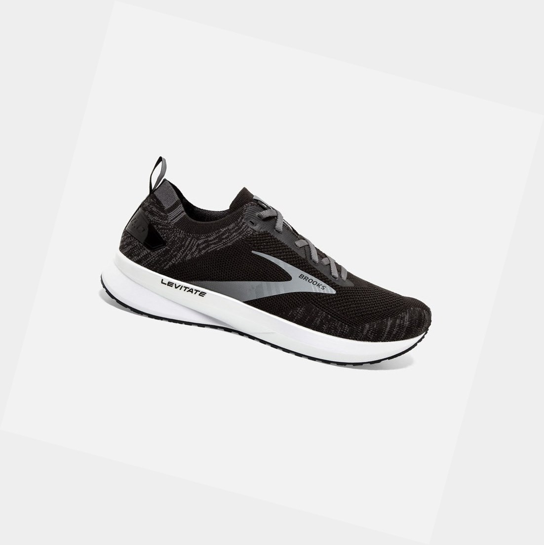 Chaussures Running Route Brooks Levitate 4 Homme Noir Blanche | HXQC09542