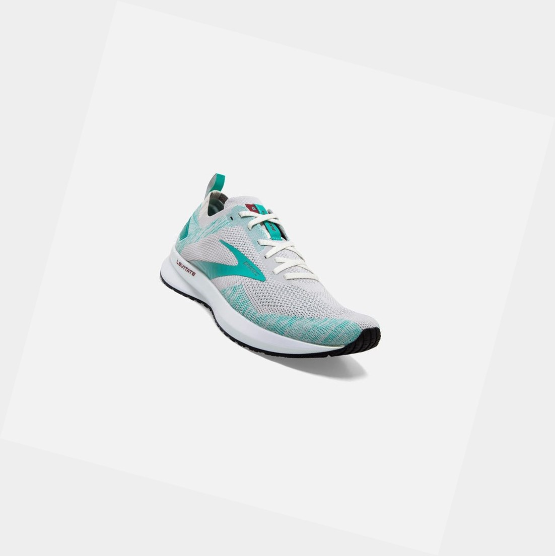 Chaussures Running Route Brooks Levitate 4 Femme Blanche | JTDR82654