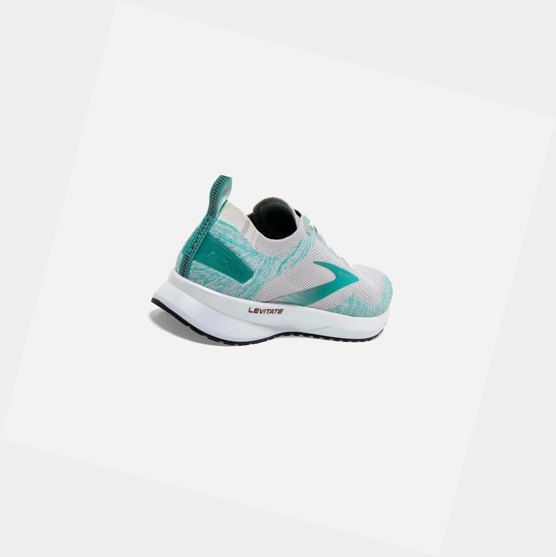 Chaussures Running Route Brooks Levitate 4 Femme Blanche | JTDR82654