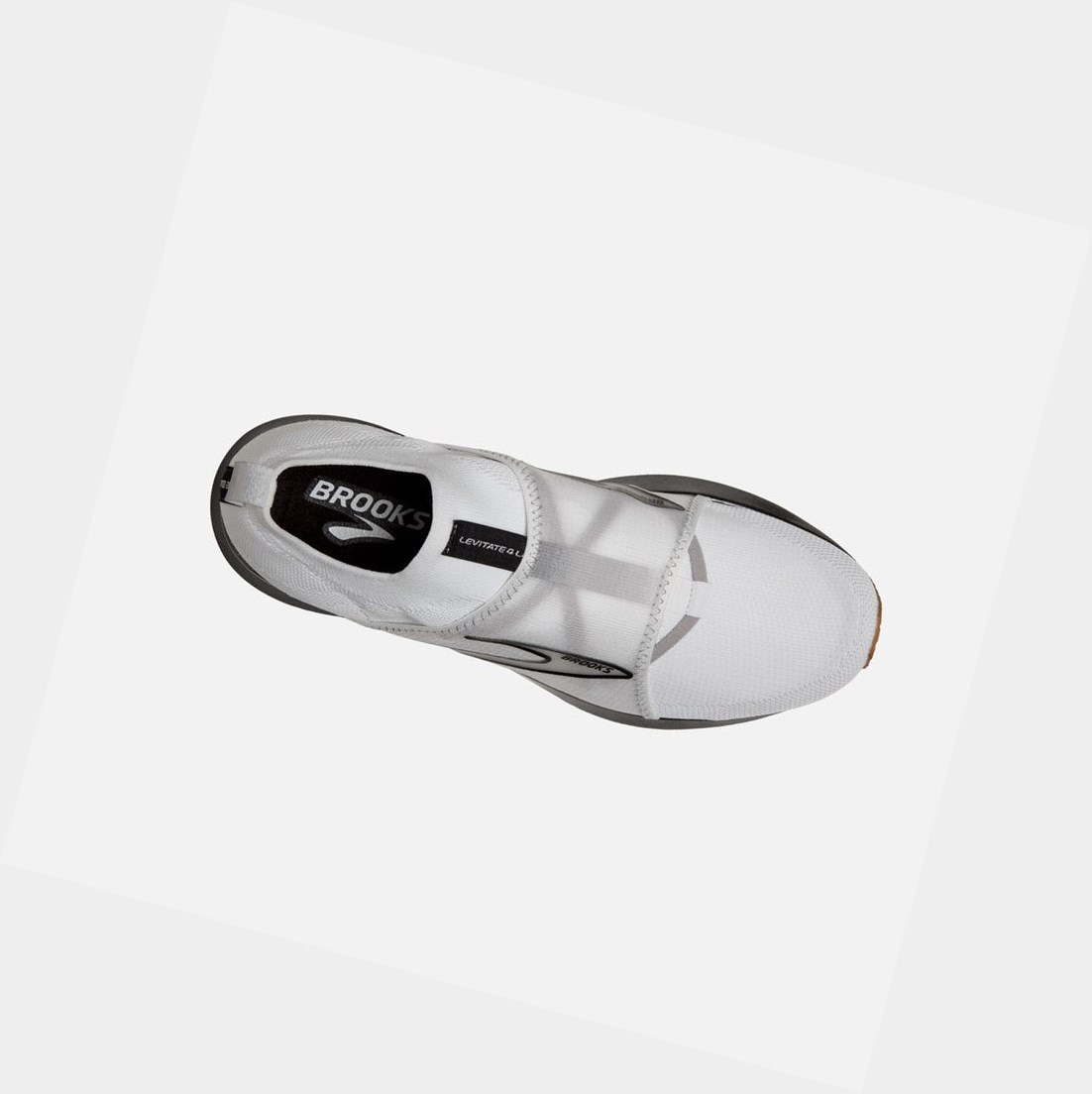 Chaussures Running Route Brooks Levitate 4 LE Homme Blanche Noir | NHKL67150