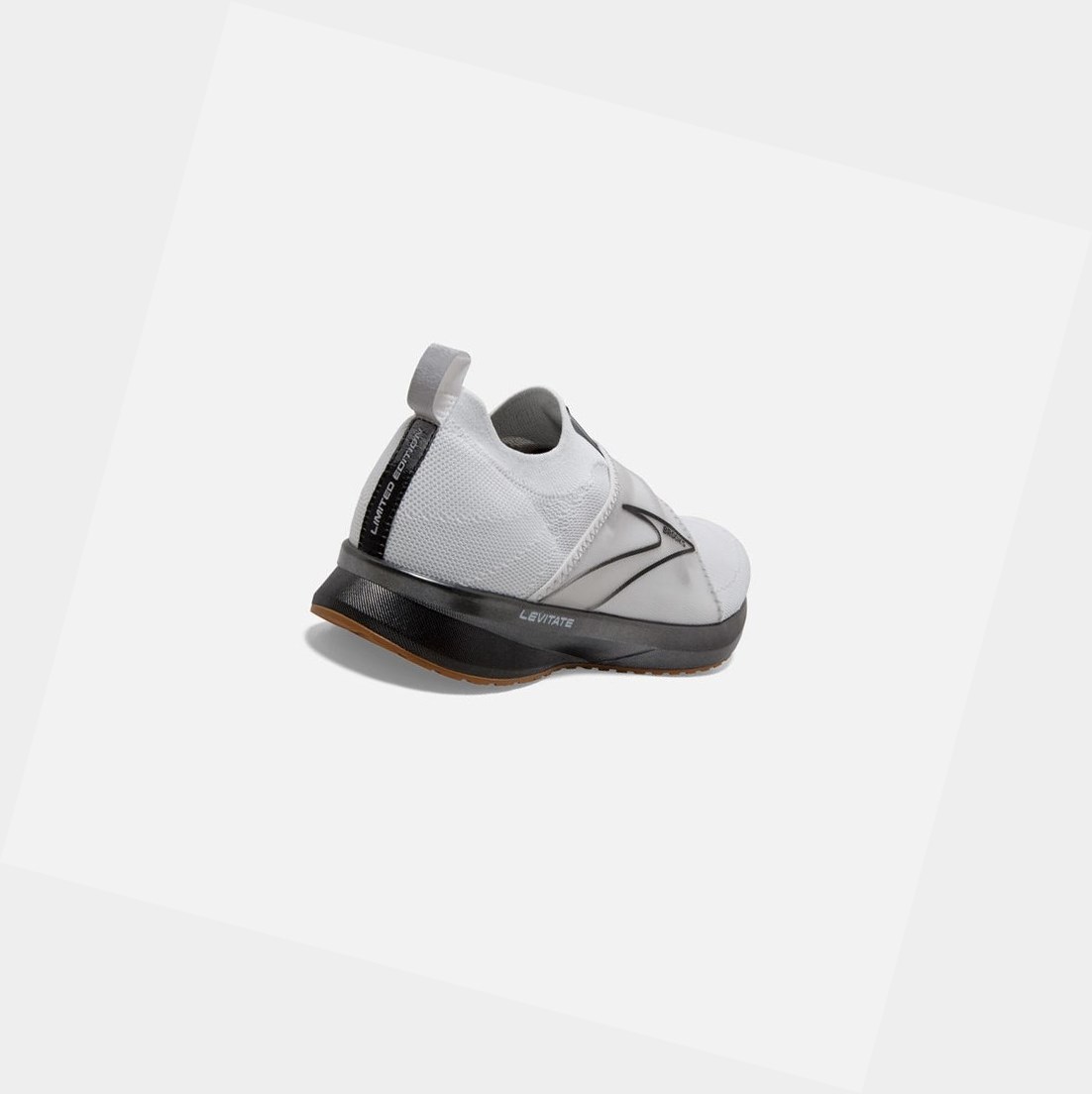 Chaussures Running Route Brooks Levitate 4 LE Homme Blanche Noir | NHKL67150