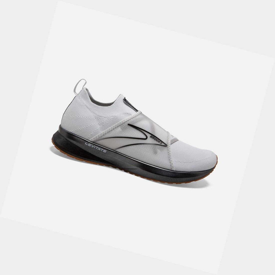 Chaussures Running Route Brooks Levitate 4 LE Homme Blanche Noir | NHKL67150