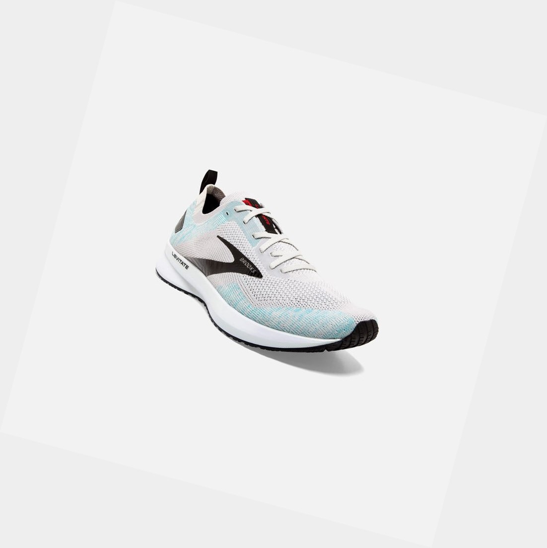 Chaussures Running Route Brooks Levitate 4 Homme Grise Noir | QMEW45261