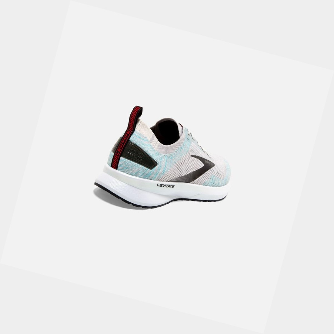 Chaussures Running Route Brooks Levitate 4 Homme Grise Noir | QMEW45261