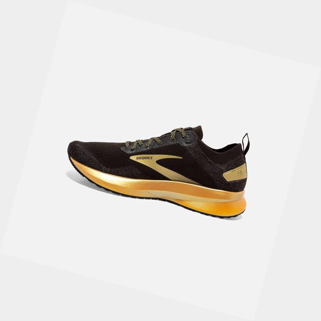 Chaussures Running Route Brooks Levitate 4 Femme Noir Doré | RKLF20645