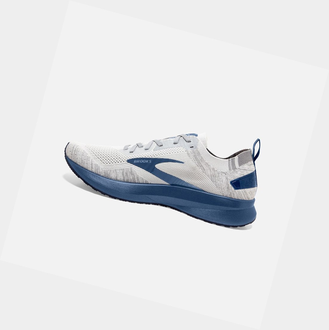 Chaussures Running Route Brooks Levitate 4 Homme Grise Bleu | YMPD63824