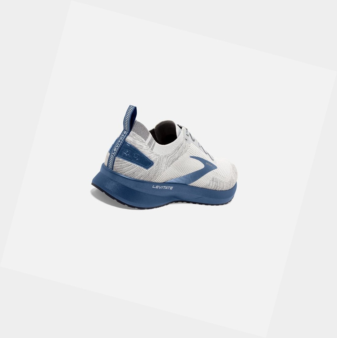 Chaussures Running Route Brooks Levitate 4 Homme Grise Bleu | YMPD63824