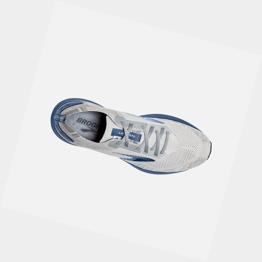 Chaussures Running Route Brooks Levitate 4 Homme Grise Bleu | YMPD63824