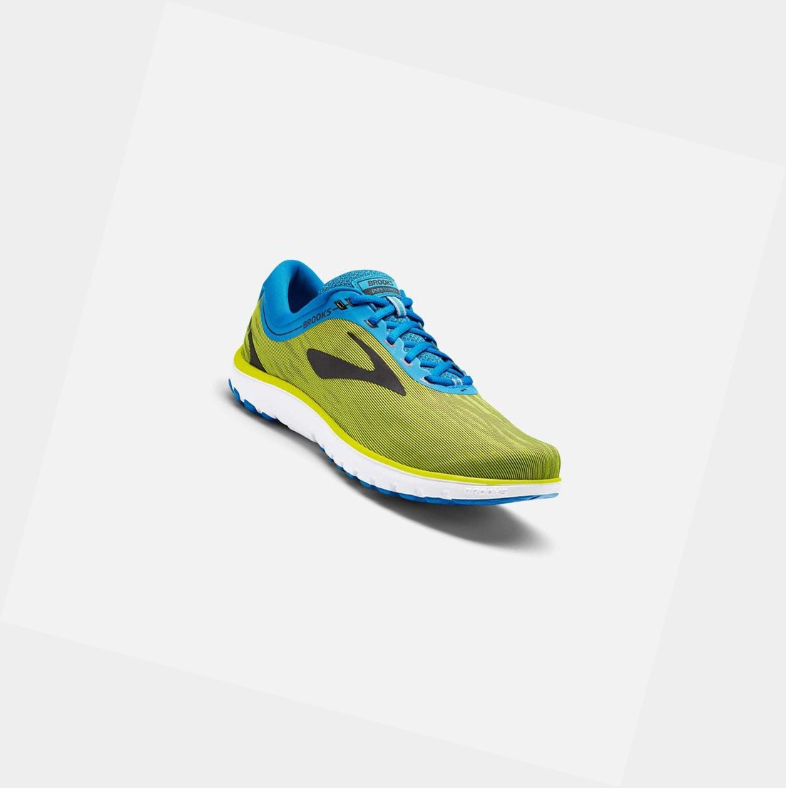 Chaussures Running Route Brooks PureFlow 7 Homme Bleu Noir | AXNK51480