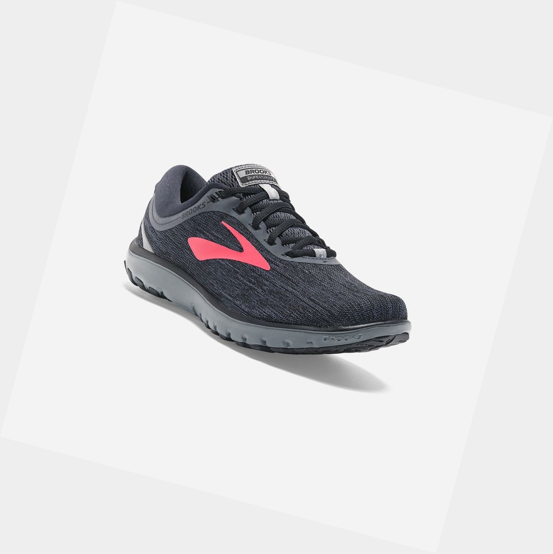Chaussures Running Route Brooks PureFlow 7 Femme Noir | GNYZ04795