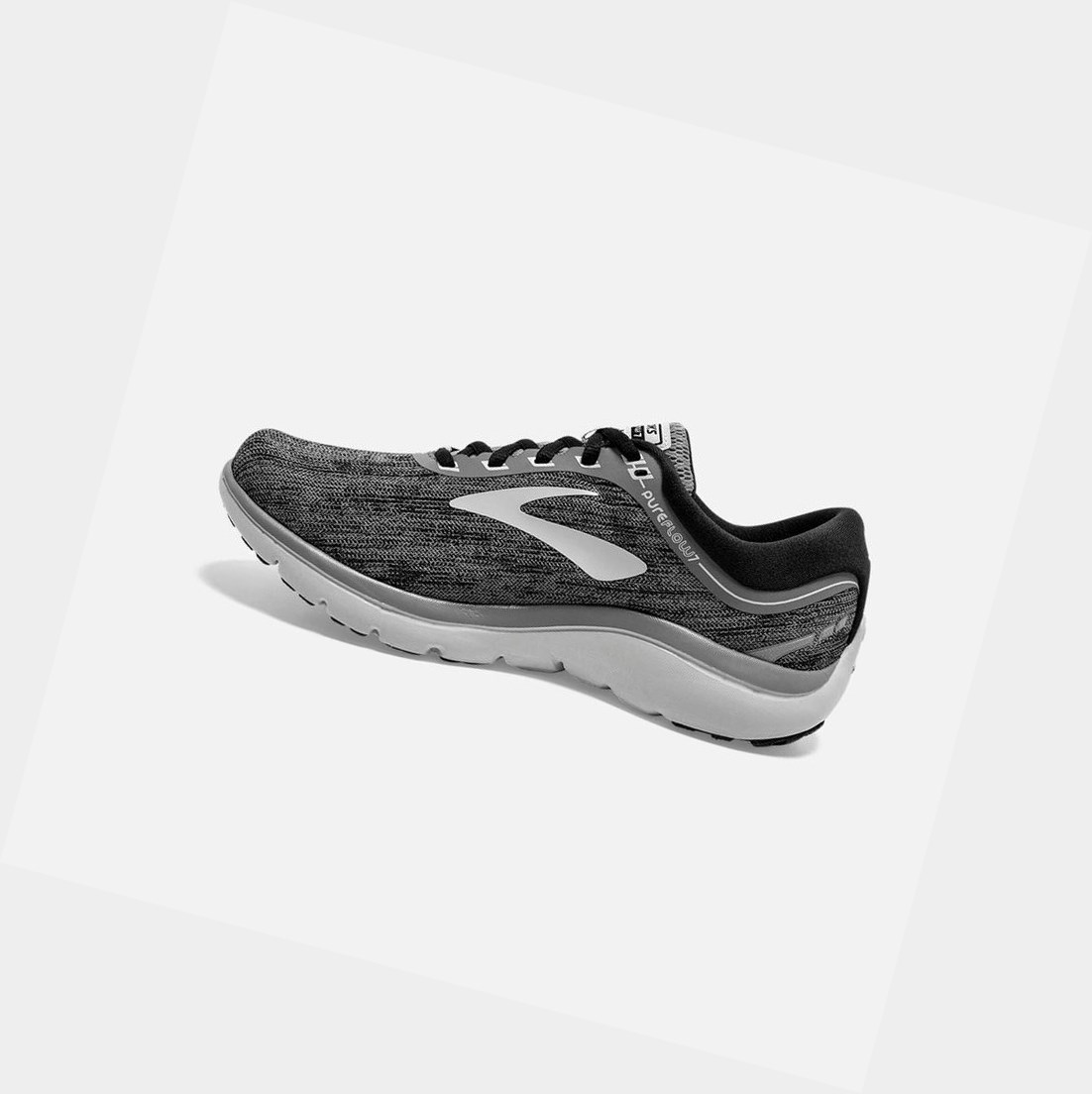 Chaussures Running Route Brooks PureFlow 7 Femme Noir | GTBW87654