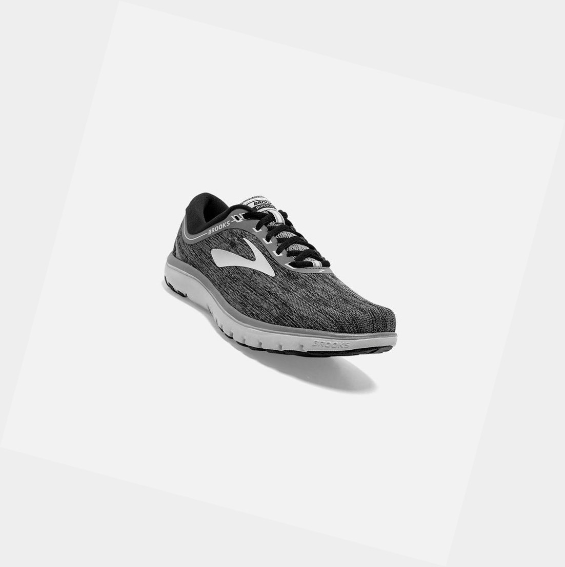 Chaussures Running Route Brooks PureFlow 7 Femme Noir | GTBW87654