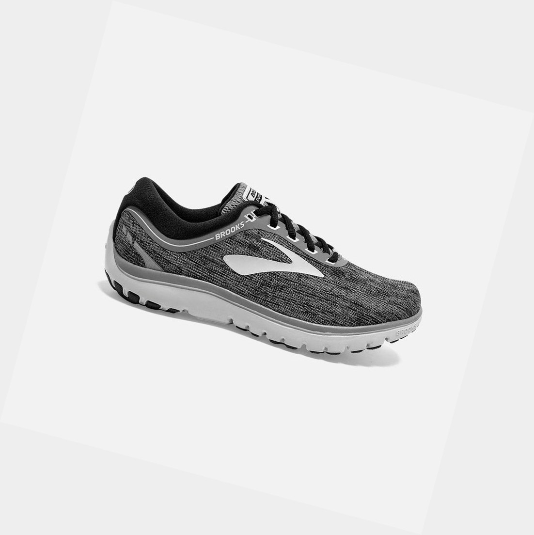 Chaussures Running Route Brooks PureFlow 7 Femme Noir | GTBW87654