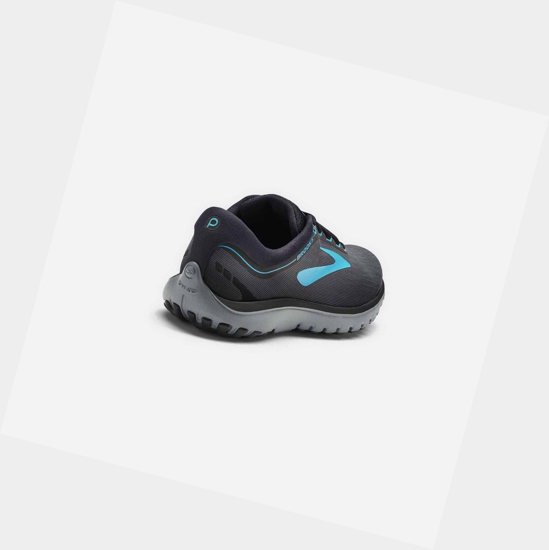Chaussures Running Route Brooks PureFlow 7 Femme Grise Noir Vert | PUIQ53497