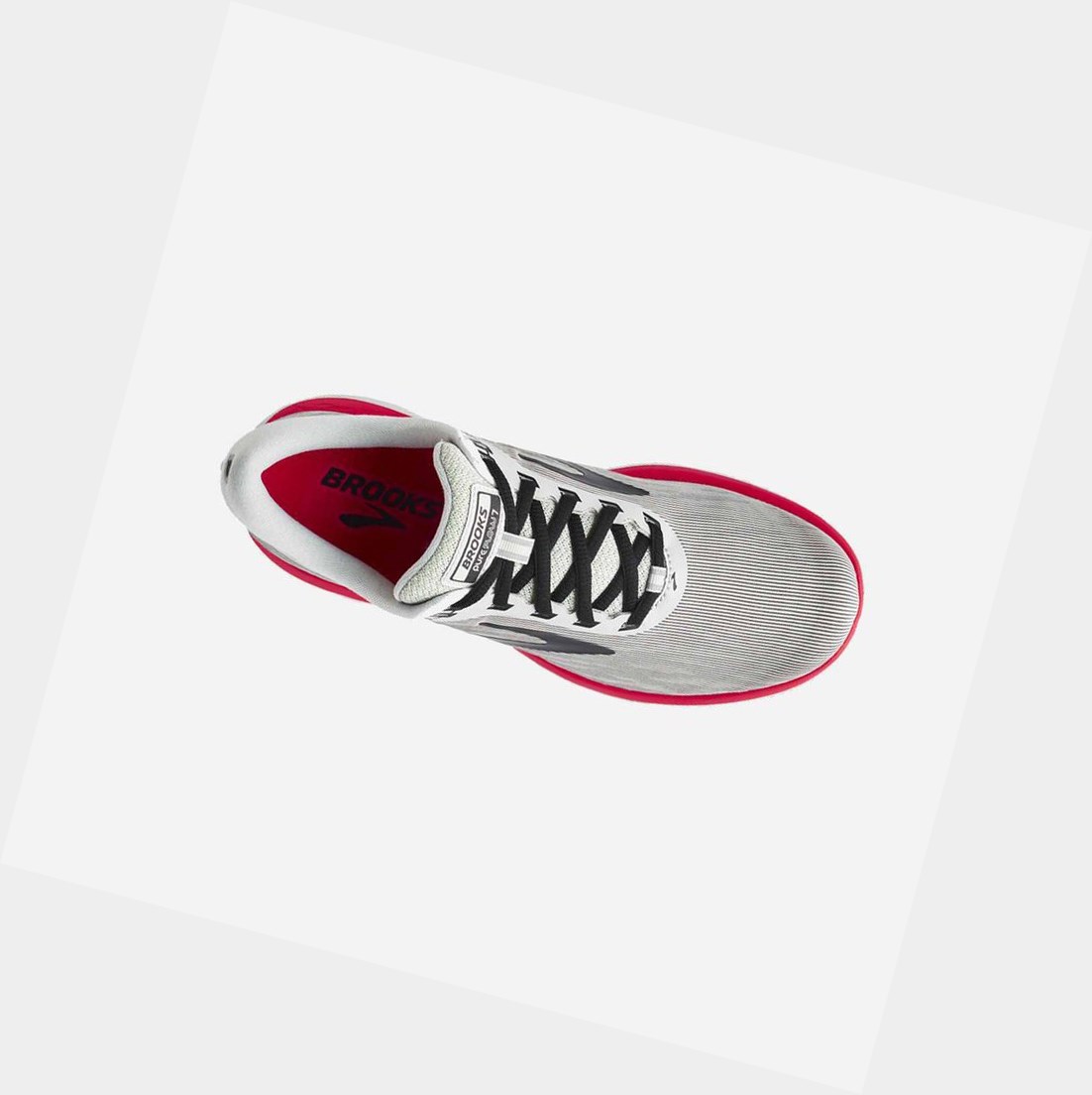Chaussures Running Route Brooks PureFlow 7 Femme Grise Noir Rose | RYHP19086