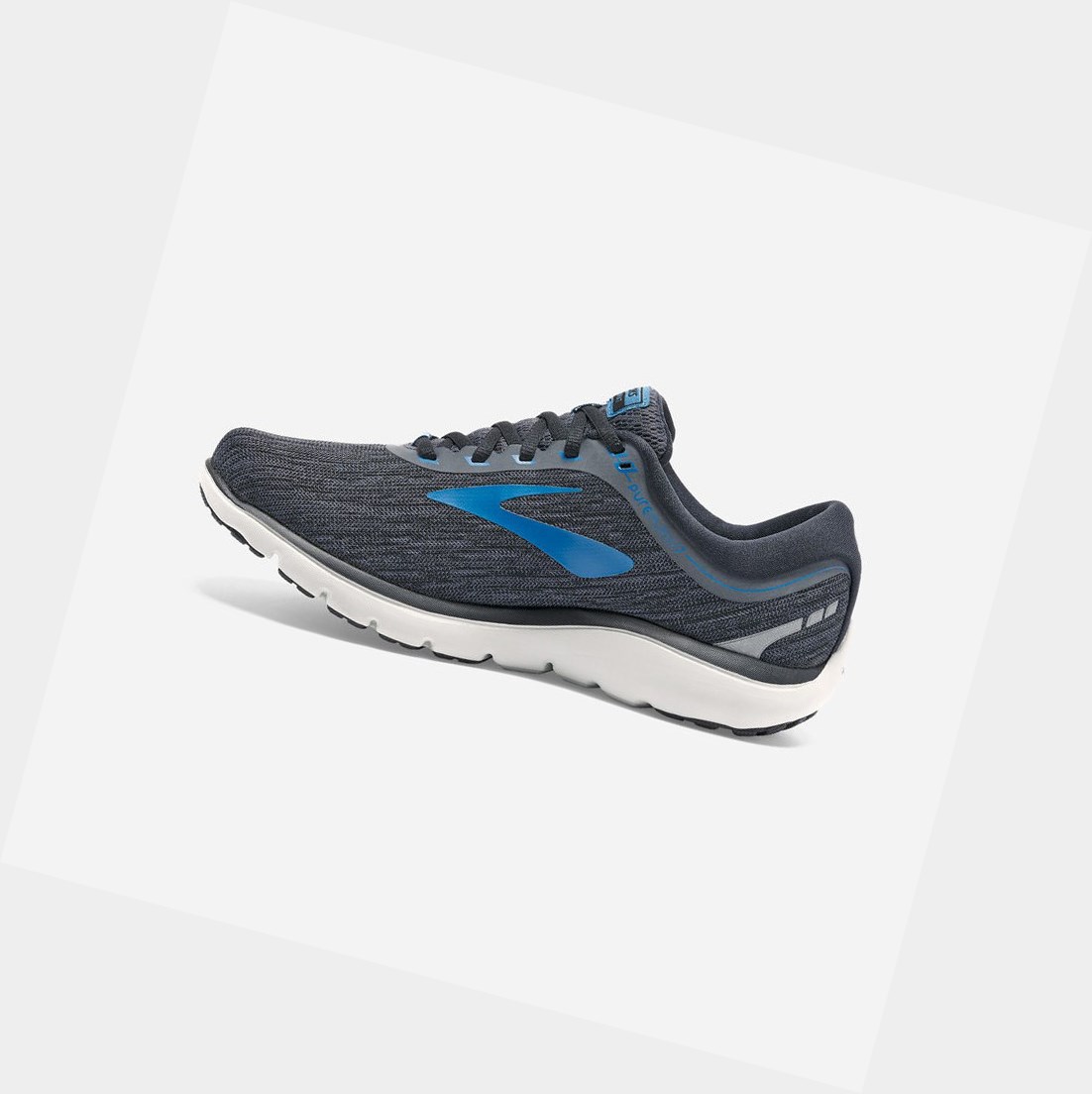 Chaussures Running Route Brooks PureFlow 7 Homme Noir Noir | WFYB65019