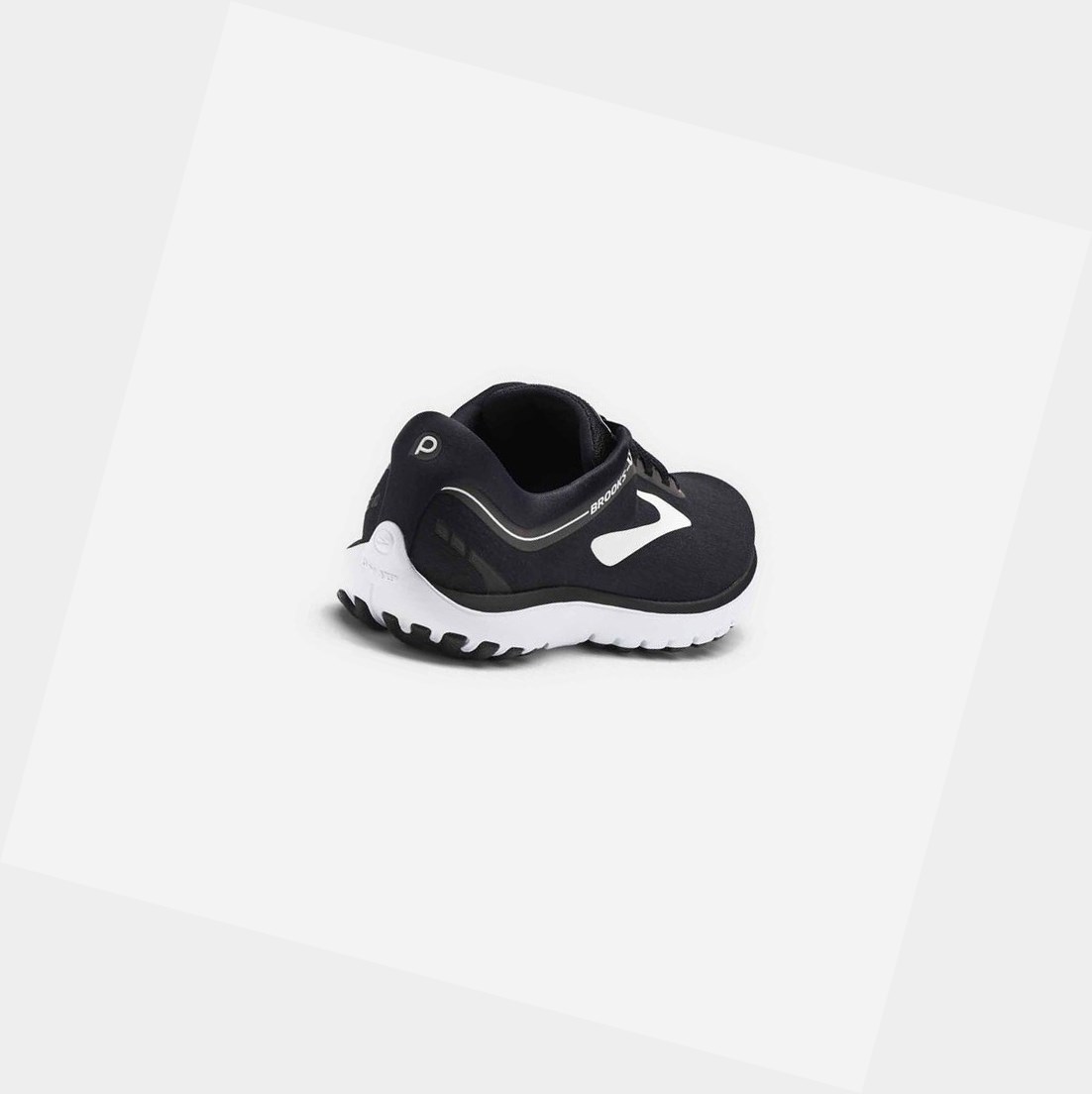 Chaussures Running Route Brooks PureFlow 7 Femme Noir Blanche | YDGK64825