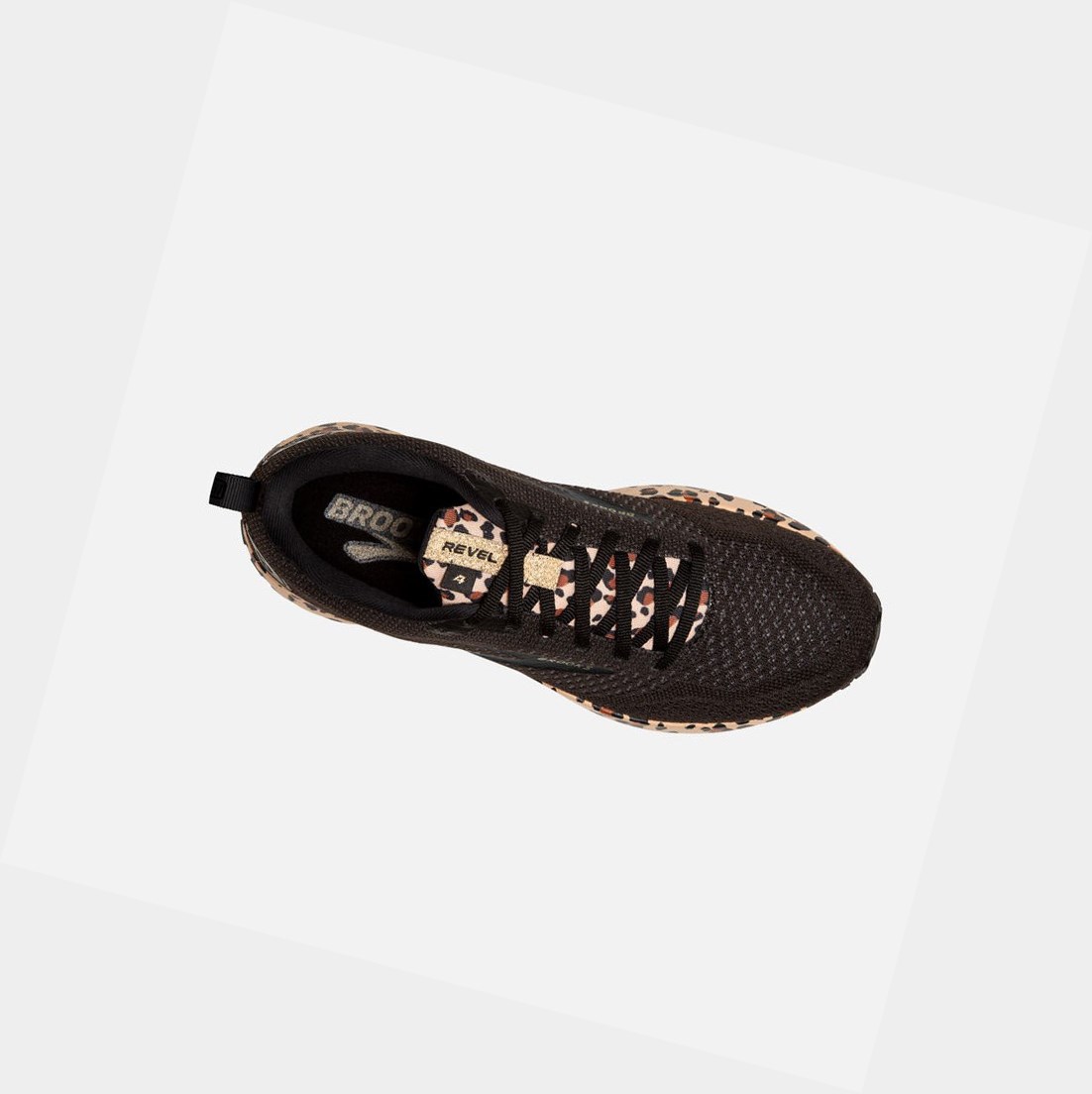 Chaussures Running Route Brooks Revel 4 Femme Noir | GKLM18409