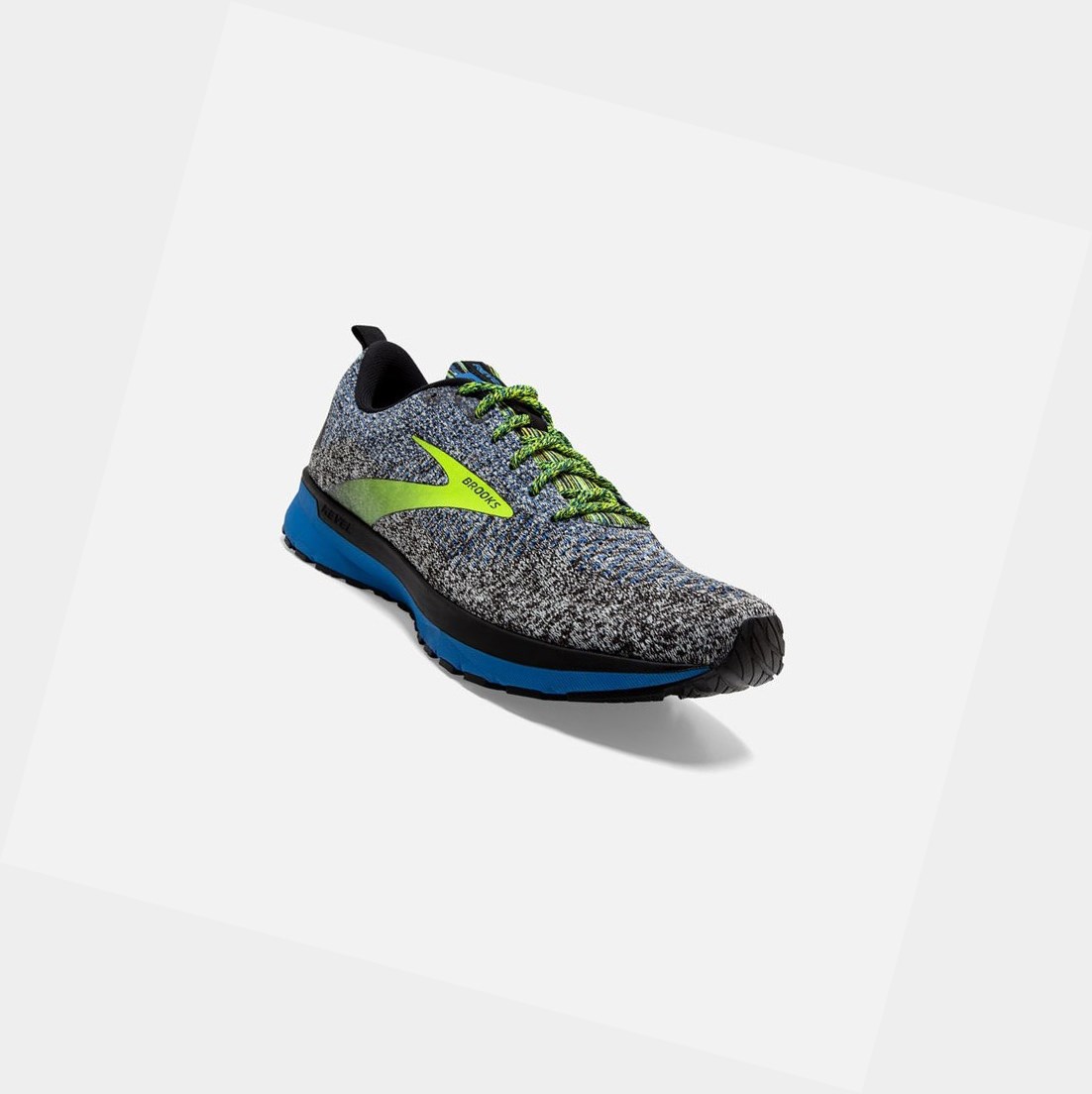 Chaussures Running Route Brooks Revel 4 Homme Noir Bleu | IPDT21395
