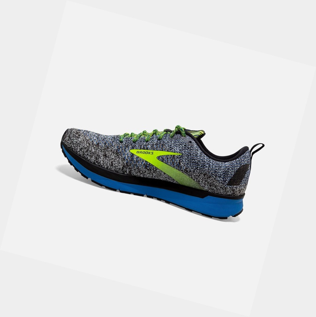 Chaussures Running Route Brooks Revel 4 Homme Noir Bleu | IPDT21395