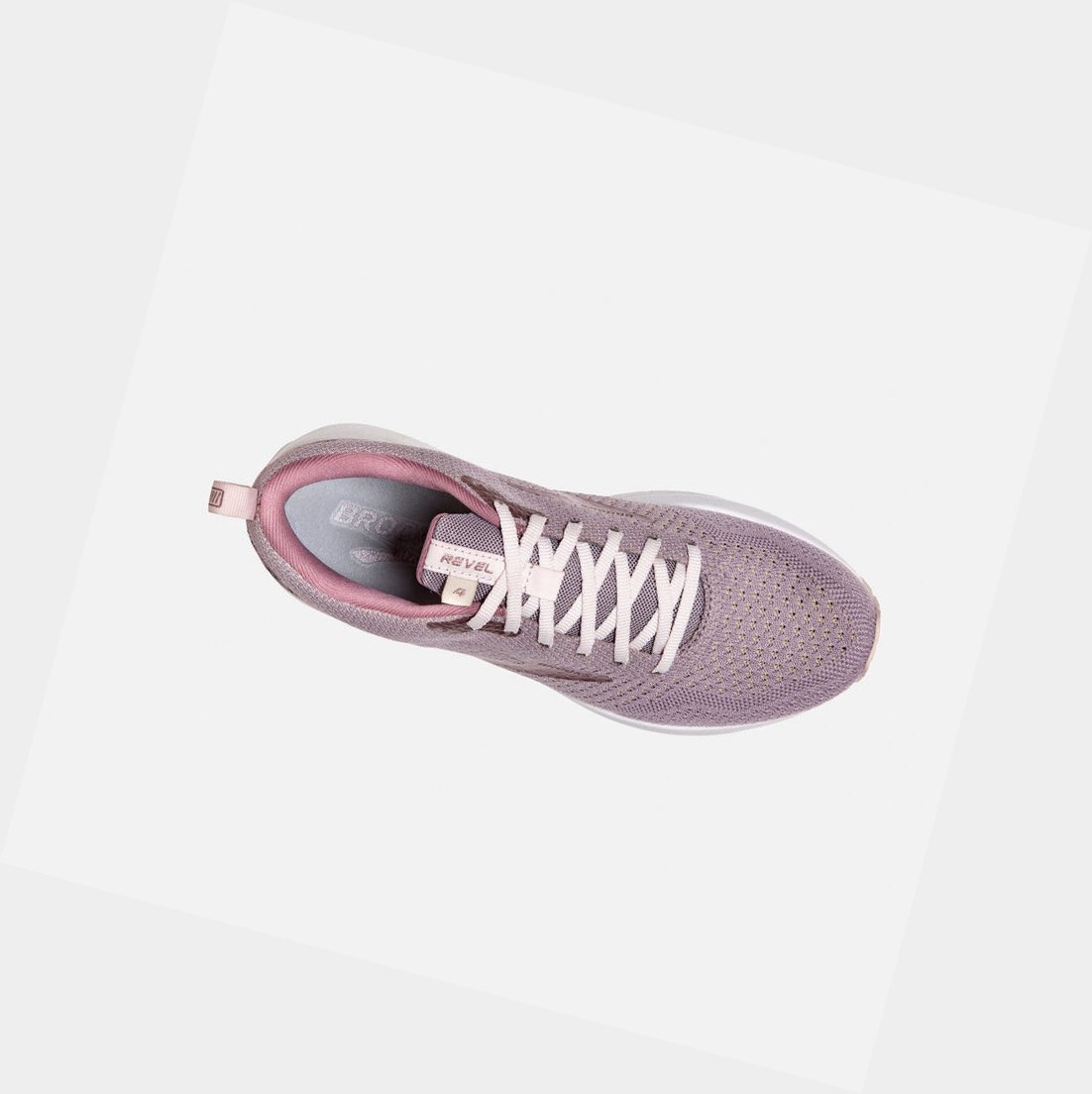 Chaussures Running Route Brooks Revel 4 Femme Almond / Metallic / Primrose | MRFZ23917