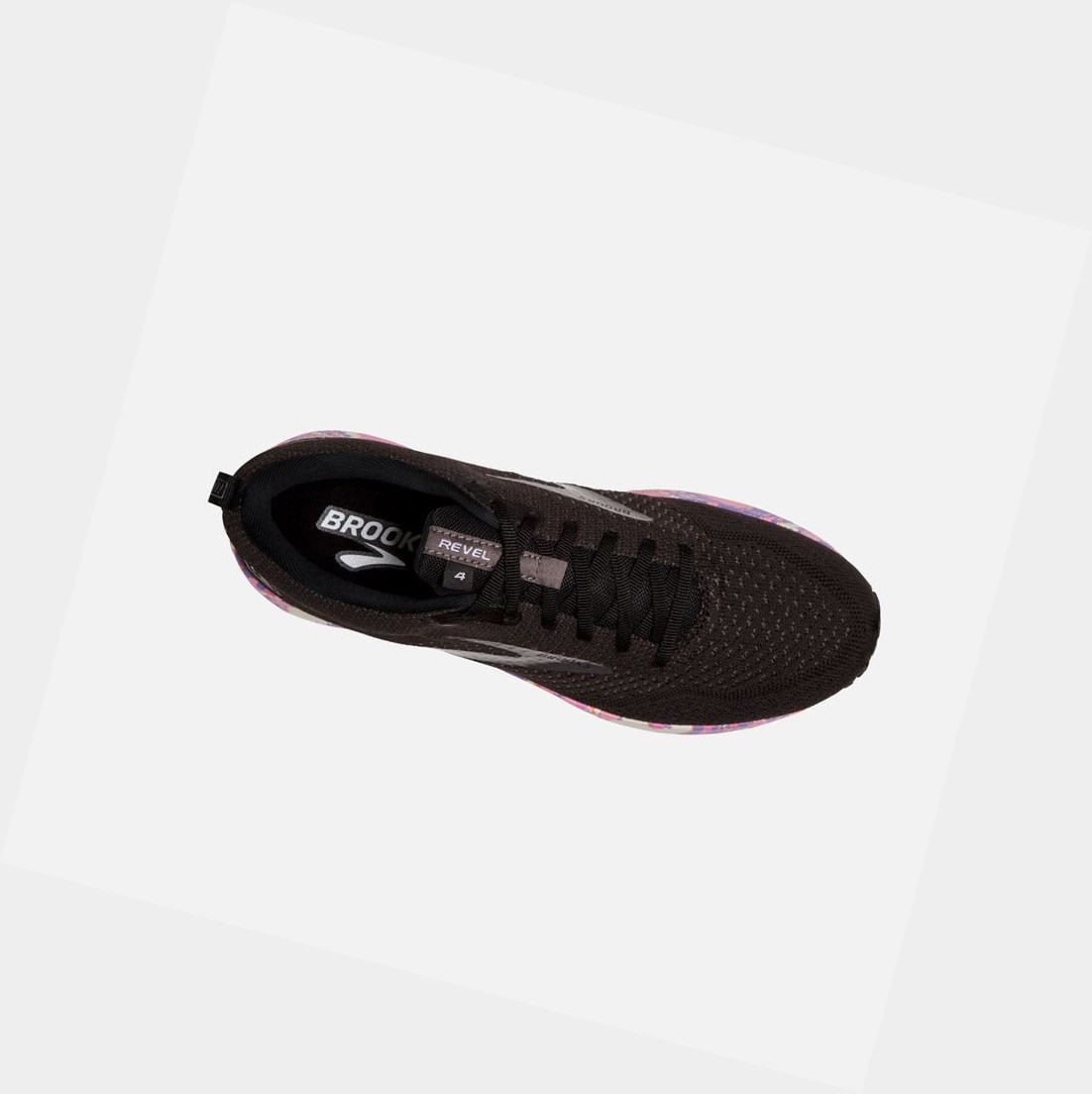 Chaussures Running Route Brooks Revel 4 Homme Noir | NSLB18073