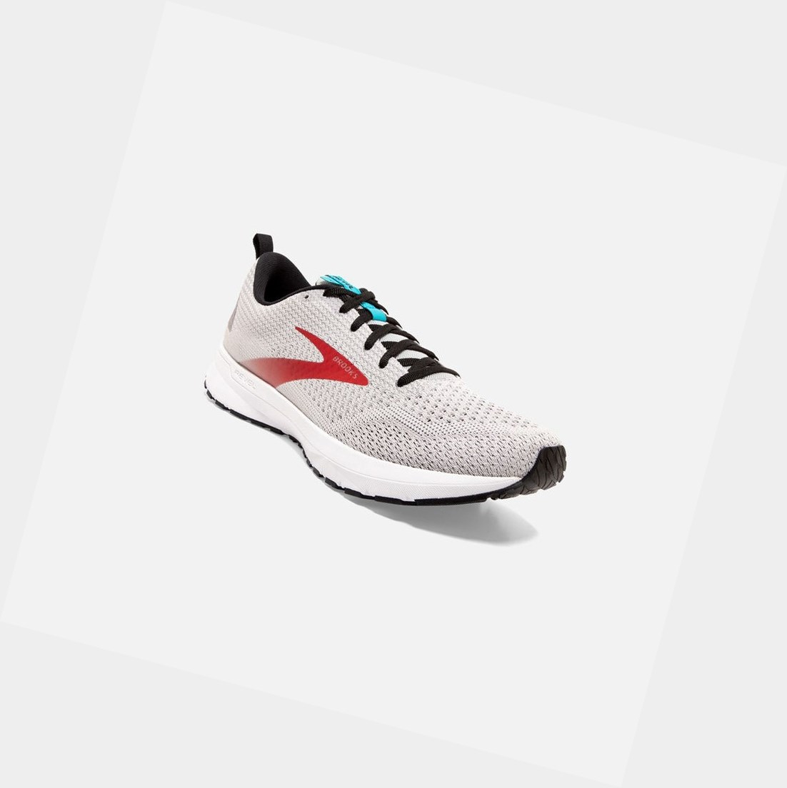 Chaussures Running Route Brooks Revel 4 Homme Grise Noir | QBHV73815