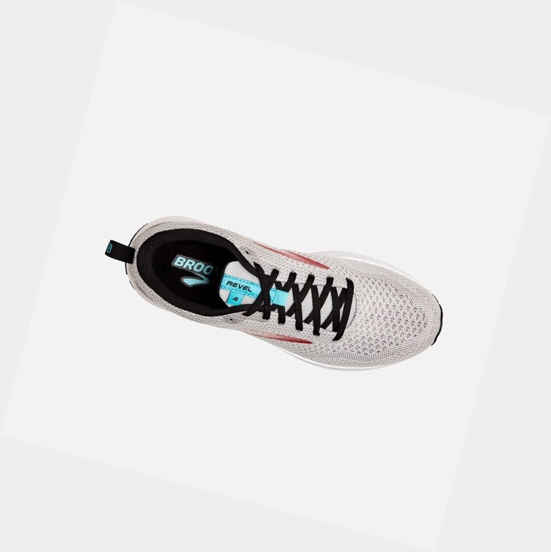 Chaussures Running Route Brooks Revel 4 Homme Grise Noir | QBHV73815