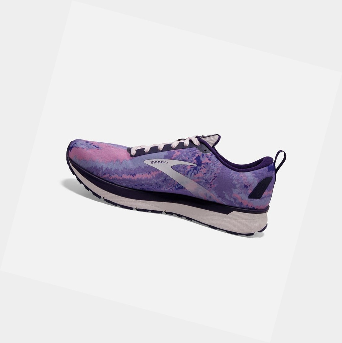 Chaussures Running Route Brooks Revel 4 Femme Violette Noir | TDVF84651