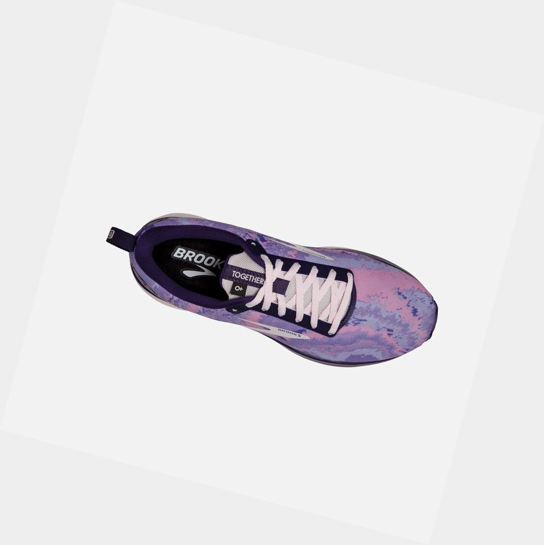 Chaussures Running Route Brooks Revel 4 Femme Violette Noir | TDVF84651