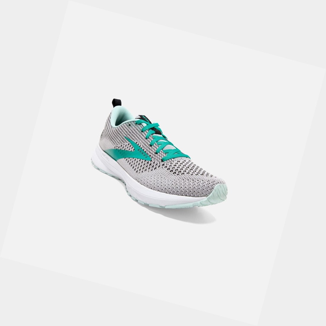 Chaussures Running Route Brooks Revel 4 Femme Grise Noir | UCWN37529