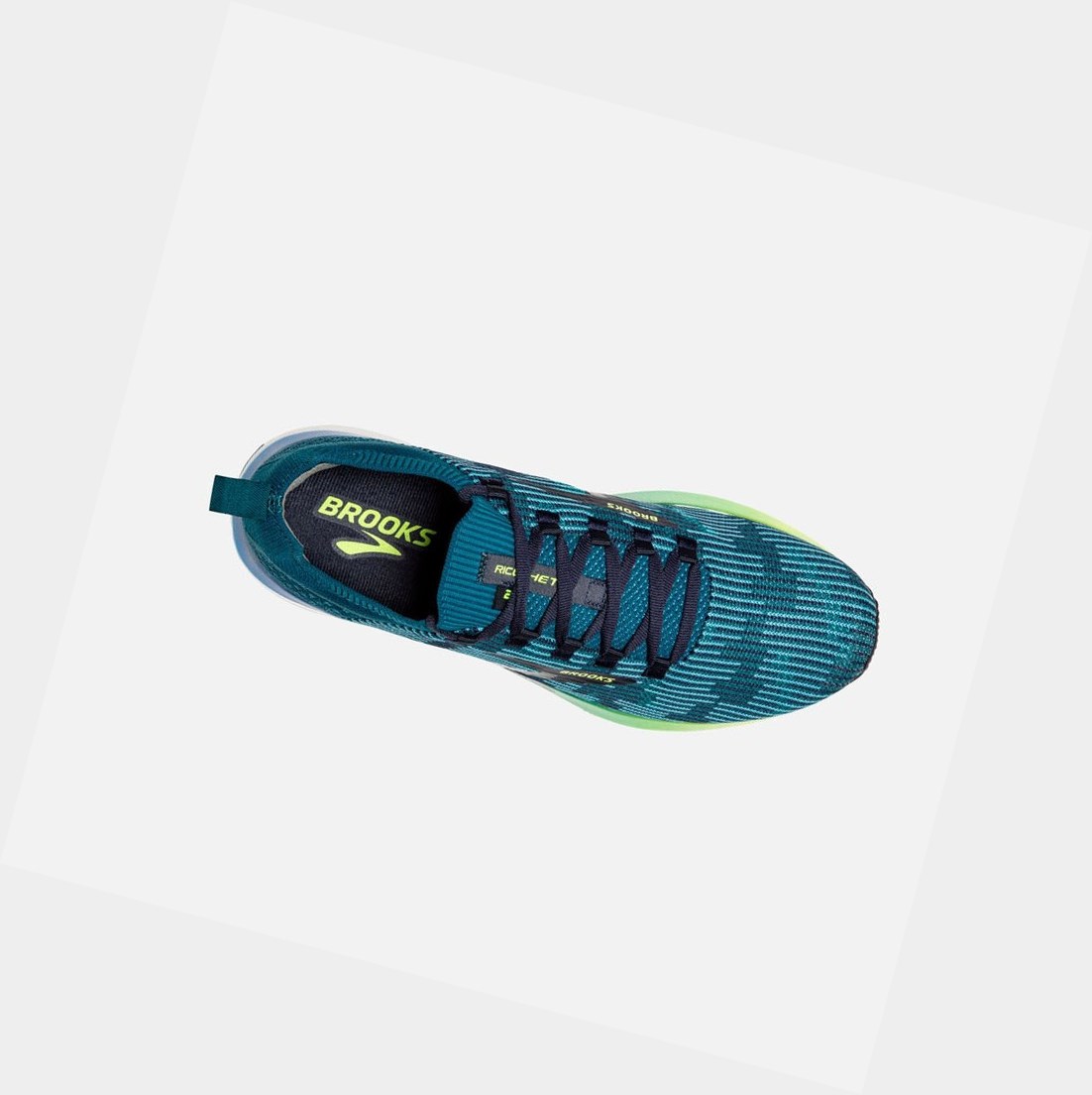Chaussures Running Route Brooks Ricochet 2 Homme Bleu Bleu Marine | CMAY96273