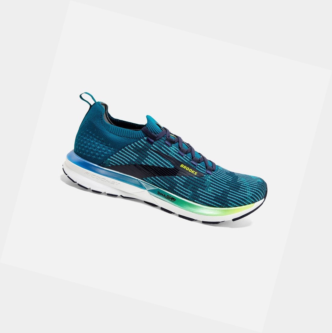 Chaussures Running Route Brooks Ricochet 2 Homme Bleu Bleu Marine | CMAY96273