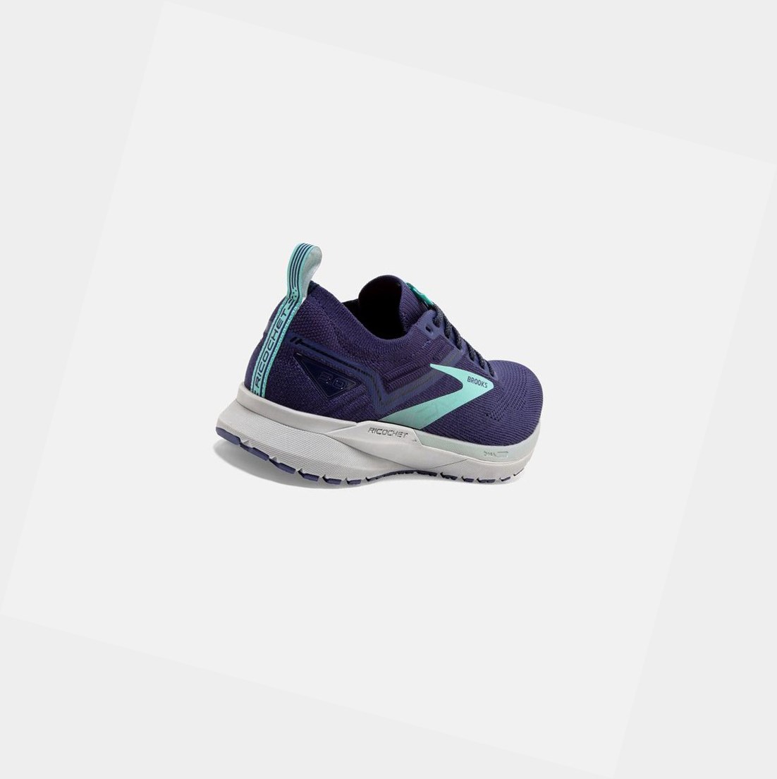 Chaussures Running Route Brooks Ricochet 3 Femme Bleu | KYFJ27648