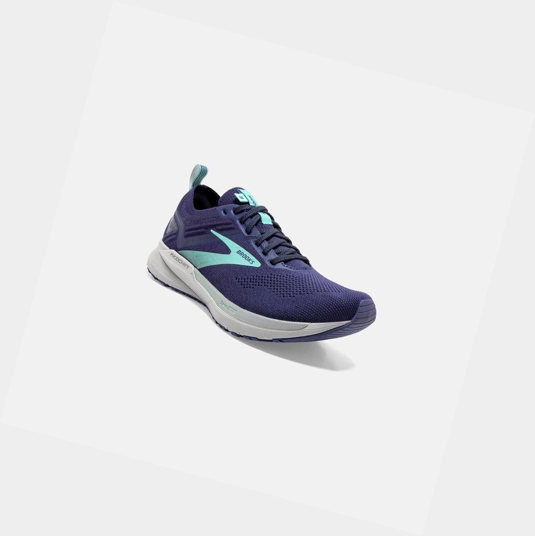 Chaussures Running Route Brooks Ricochet 3 Femme Bleu | KYFJ27648
