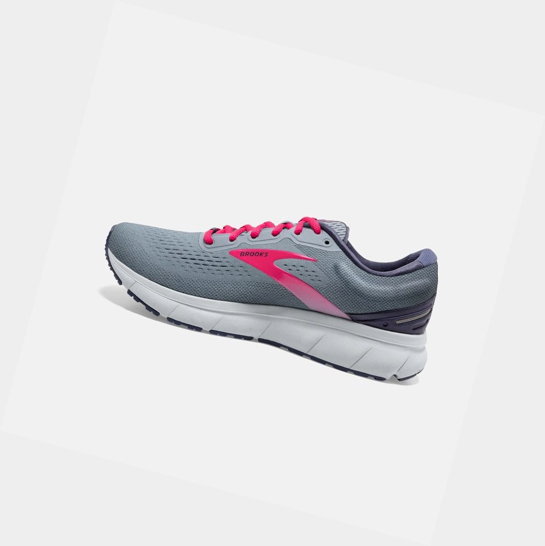 Chaussures Running Route Brooks Trace Femme Grise | GKJC01945