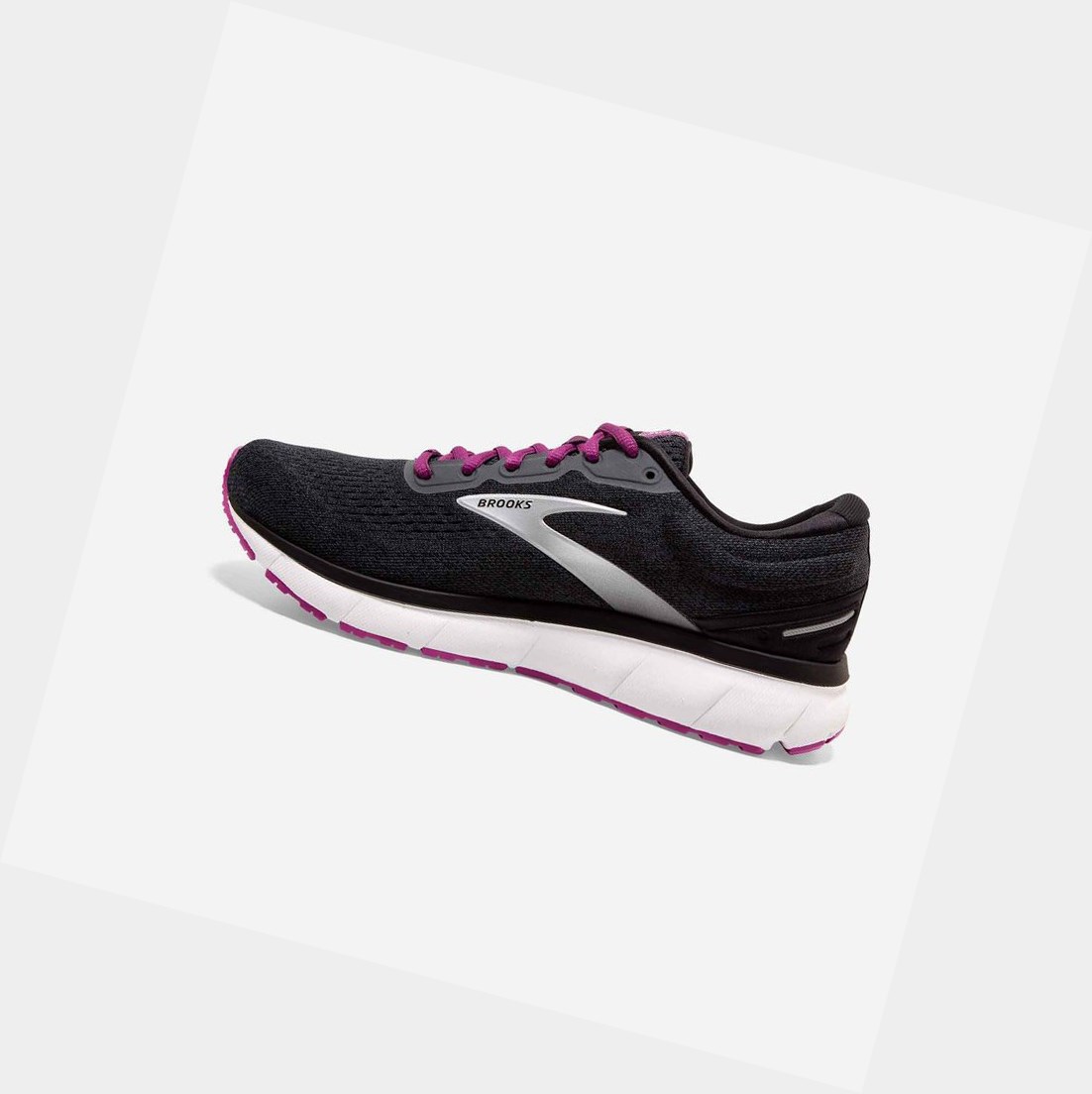 Chaussures Running Route Brooks Trace Femme Noir | MYHF03471
