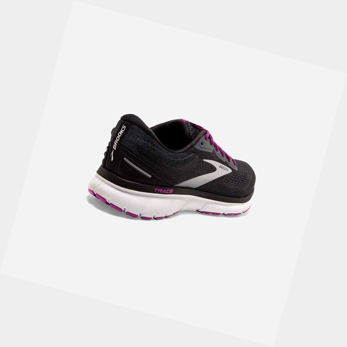 Chaussures Running Route Brooks Trace Femme Noir | MYHF03471