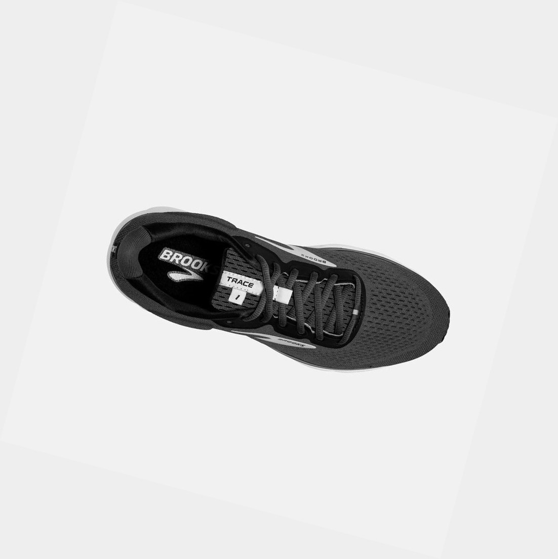 Chaussures Running Route Brooks Trace Homme Noir Grise | AUFD96187