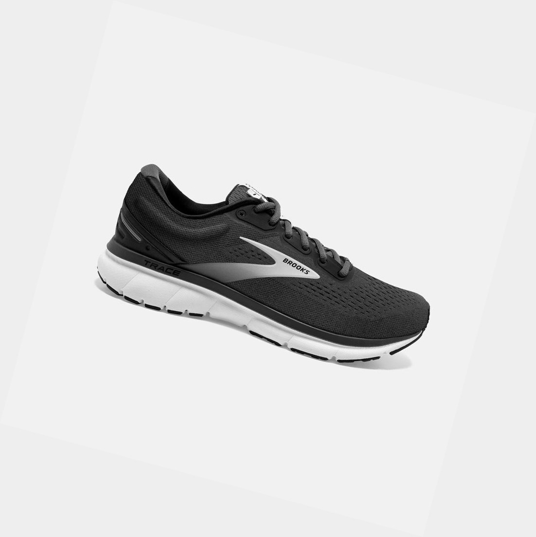Chaussures Running Route Brooks Trace Homme Noir Grise | AUFD96187