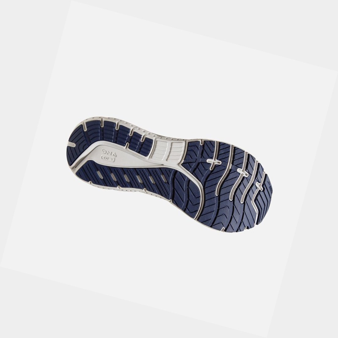 Chaussures Running Route Brooks Transcend 7 Homme Noir Grise Bleu Marine | AXCS35801