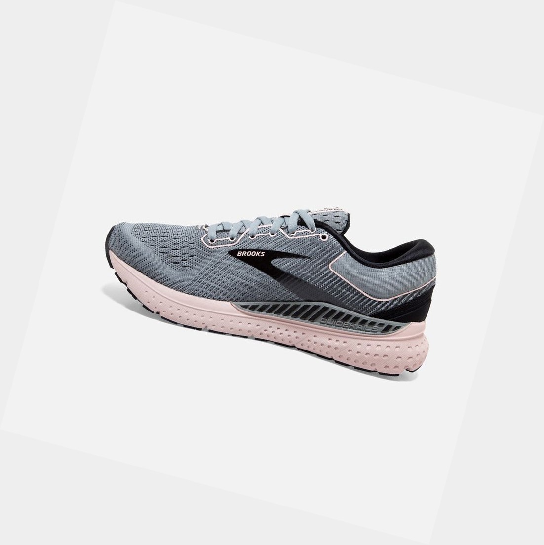 Chaussures Running Route Brooks Transcend 7 Femme Grise Noir | ZVBR98413