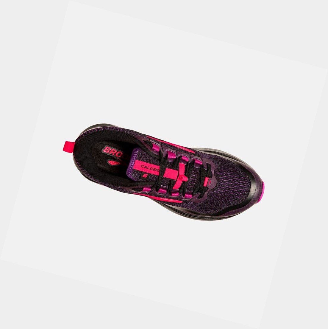 Chaussures Trail Brooks Caldera 5 Femme Noir Violette | WKJT35268