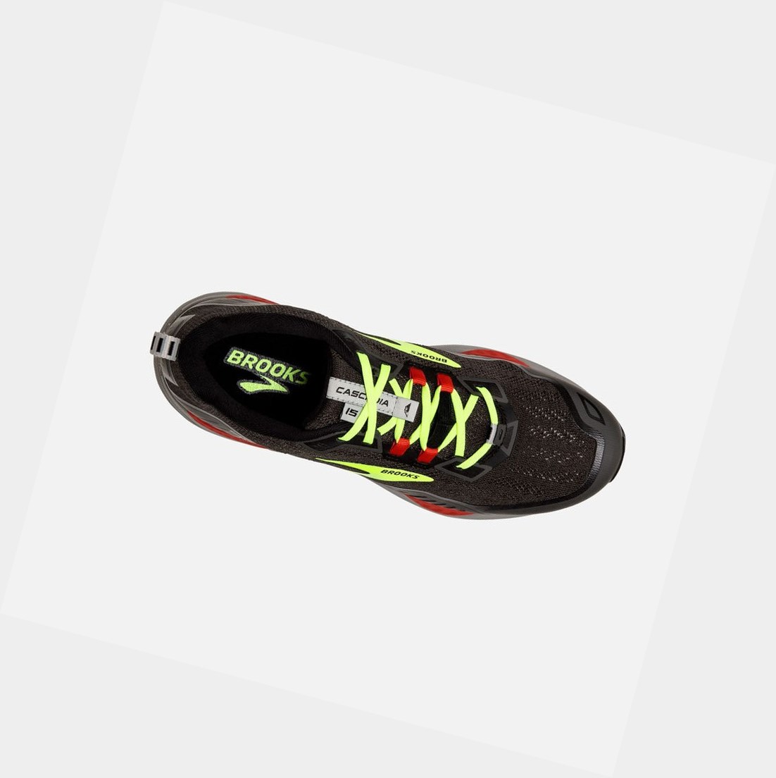 Chaussures Trail Brooks Cascadia 15 Homme Noir | GULM73486