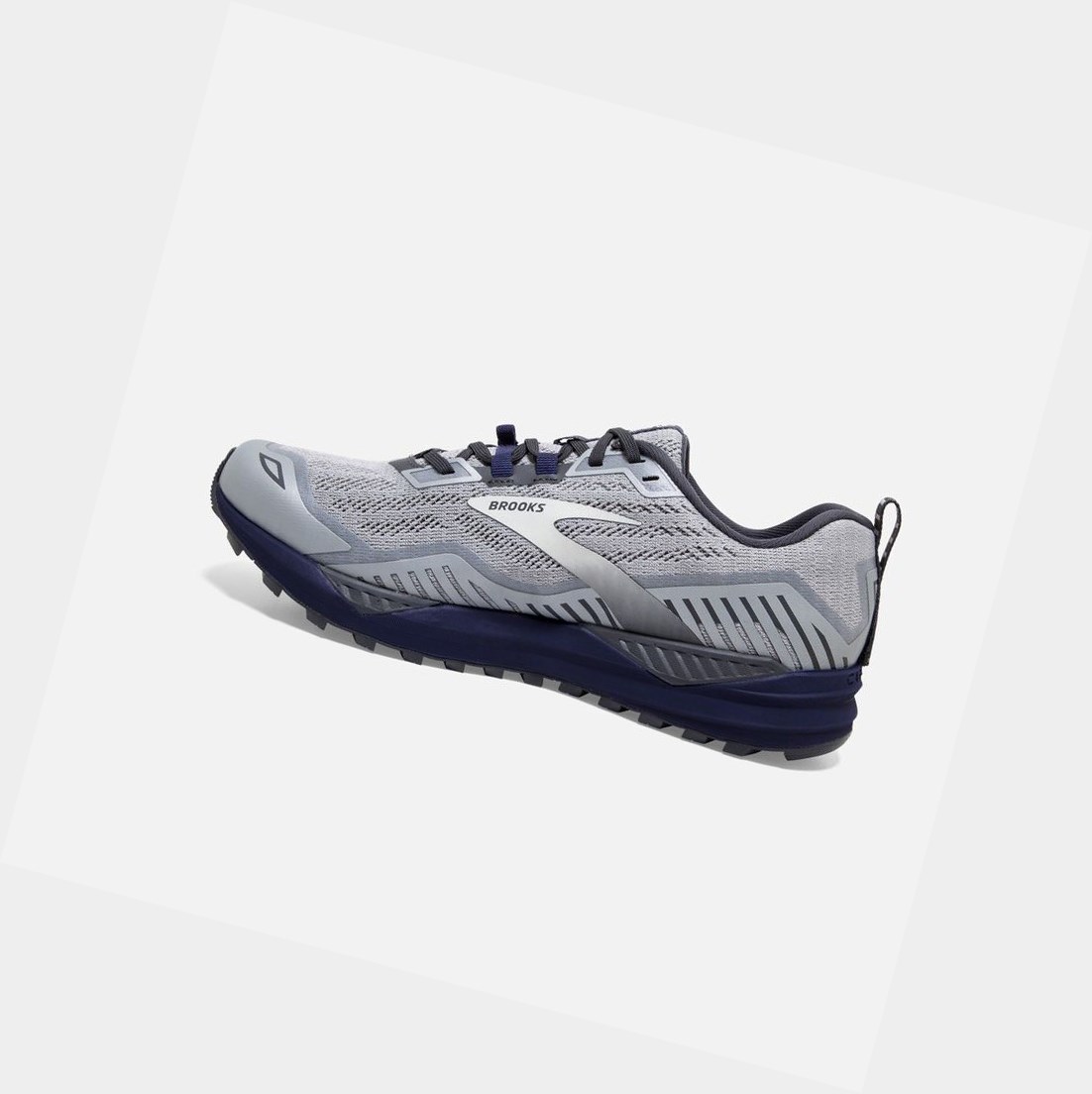 Chaussures Trail Brooks Cascadia 15 Homme Argent Noir | SBGN96805
