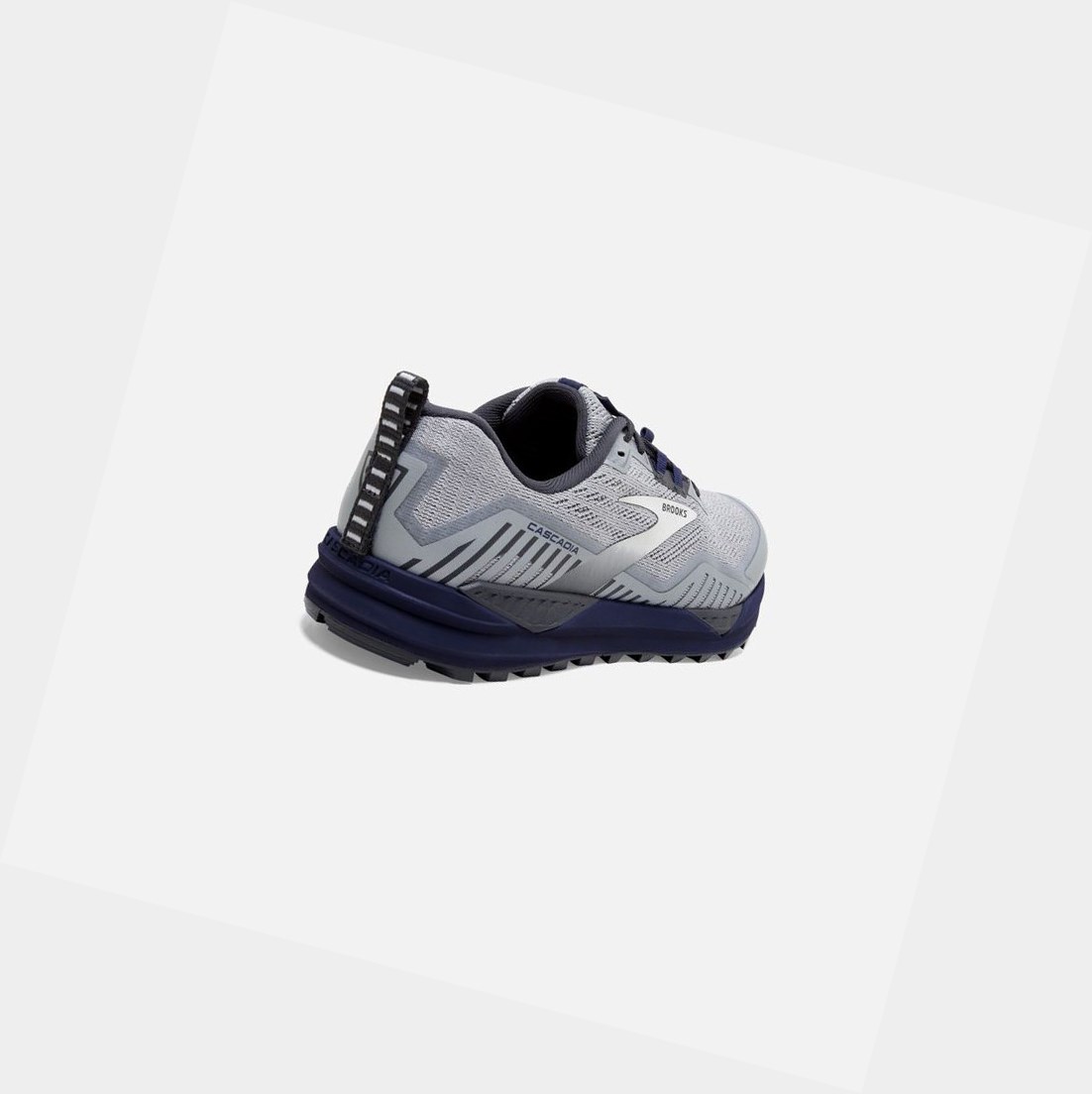 Chaussures Trail Brooks Cascadia 15 Homme Argent Noir | SBGN96805