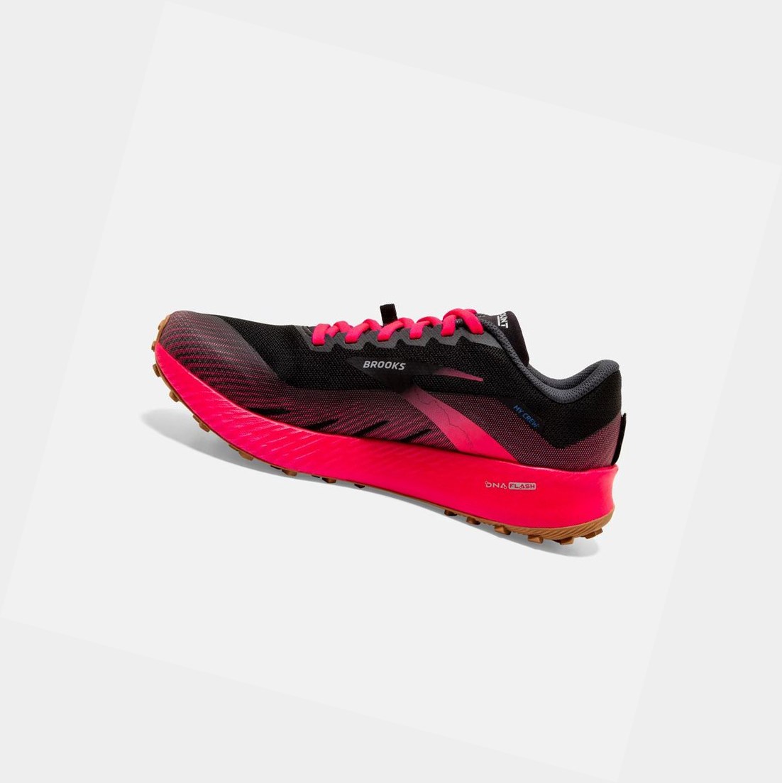 Chaussures Trail Brooks Catamount Femme Noir Rose | YZKS48972